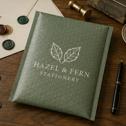 Branded padded envelopes with logo