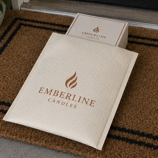Custom padded envelopes — customer photo