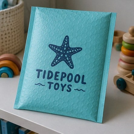 Promotional custom padded envelopes with company logo